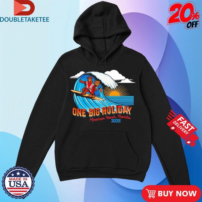 Official My Morning Jacket’s One Big Holiday Minraman Beach Florida Surf Bears 2025 Shirts