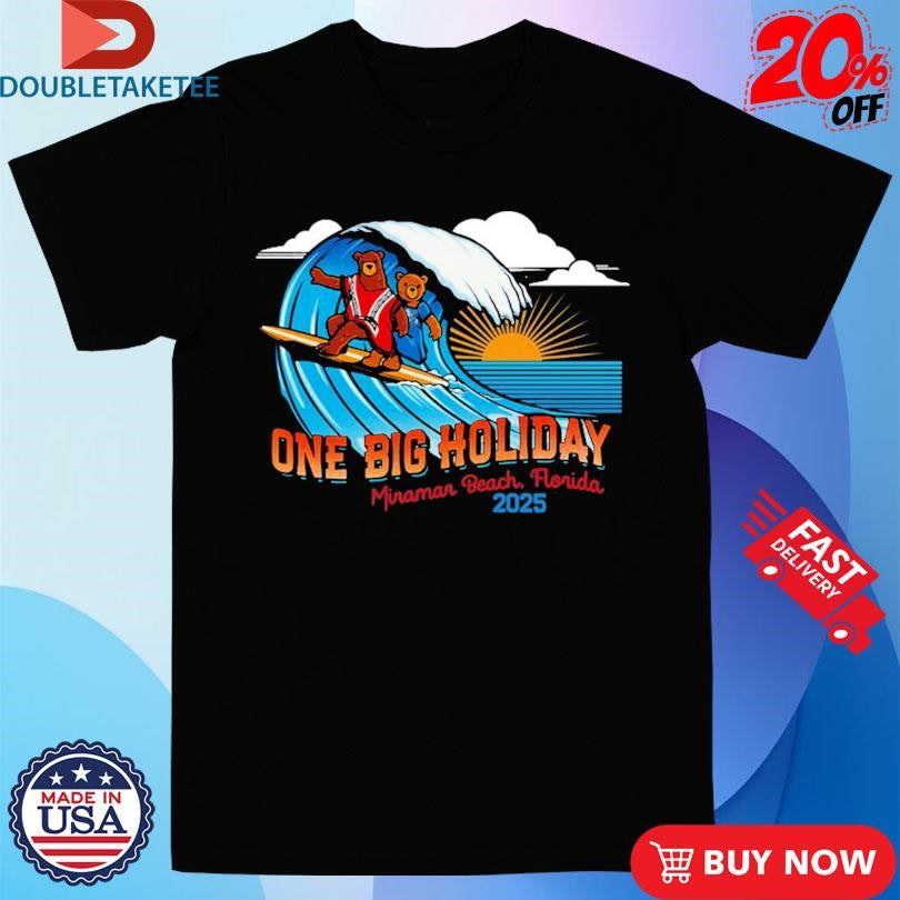 Official My Morning Jacket’s One Big Holiday Minraman Beach Florida Surf Bears 2025 Shirts