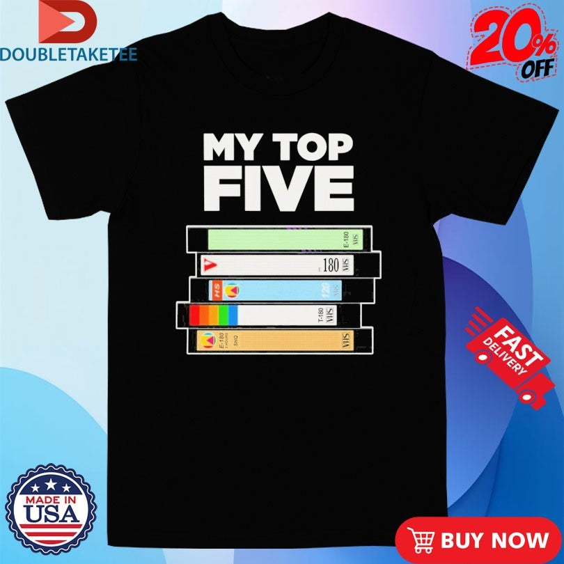 Official My Top Five Books Shirts