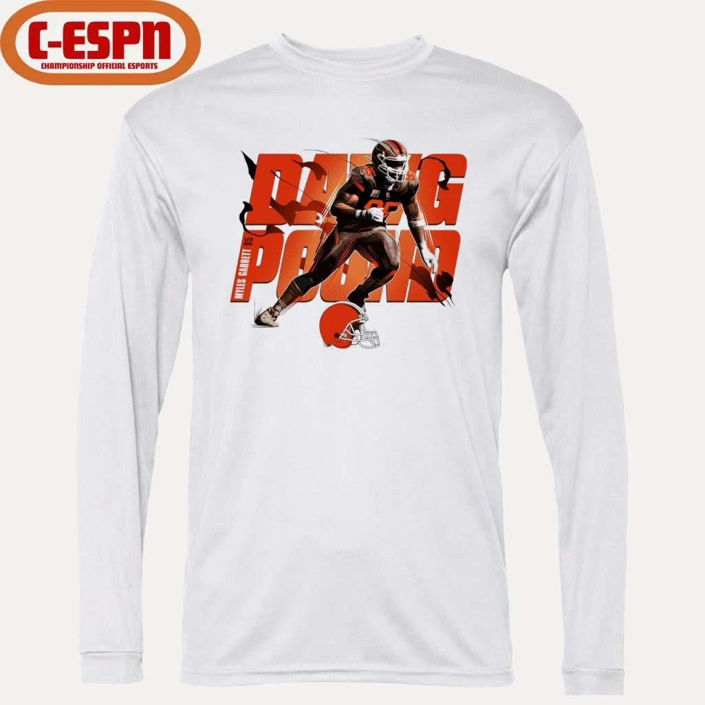 Official Myles Garrett Cleveland Browns Dawg Pound Pack T-Shirt