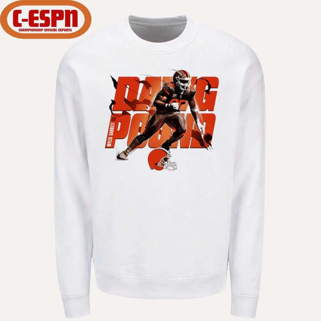 Official Myles Garrett Cleveland Browns Dawg Pound Pack T-Shirt