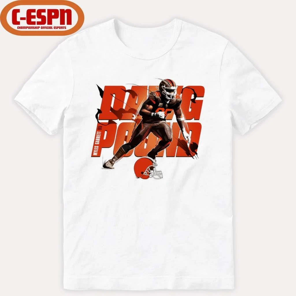 Official Myles Garrett Cleveland Browns Dawg Pound Pack T-Shirt
