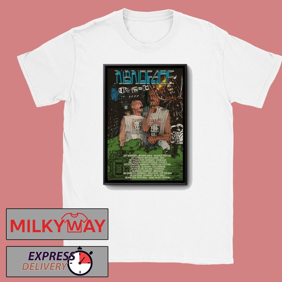 N8NOFACE EU 2026 Tour Poster shirt