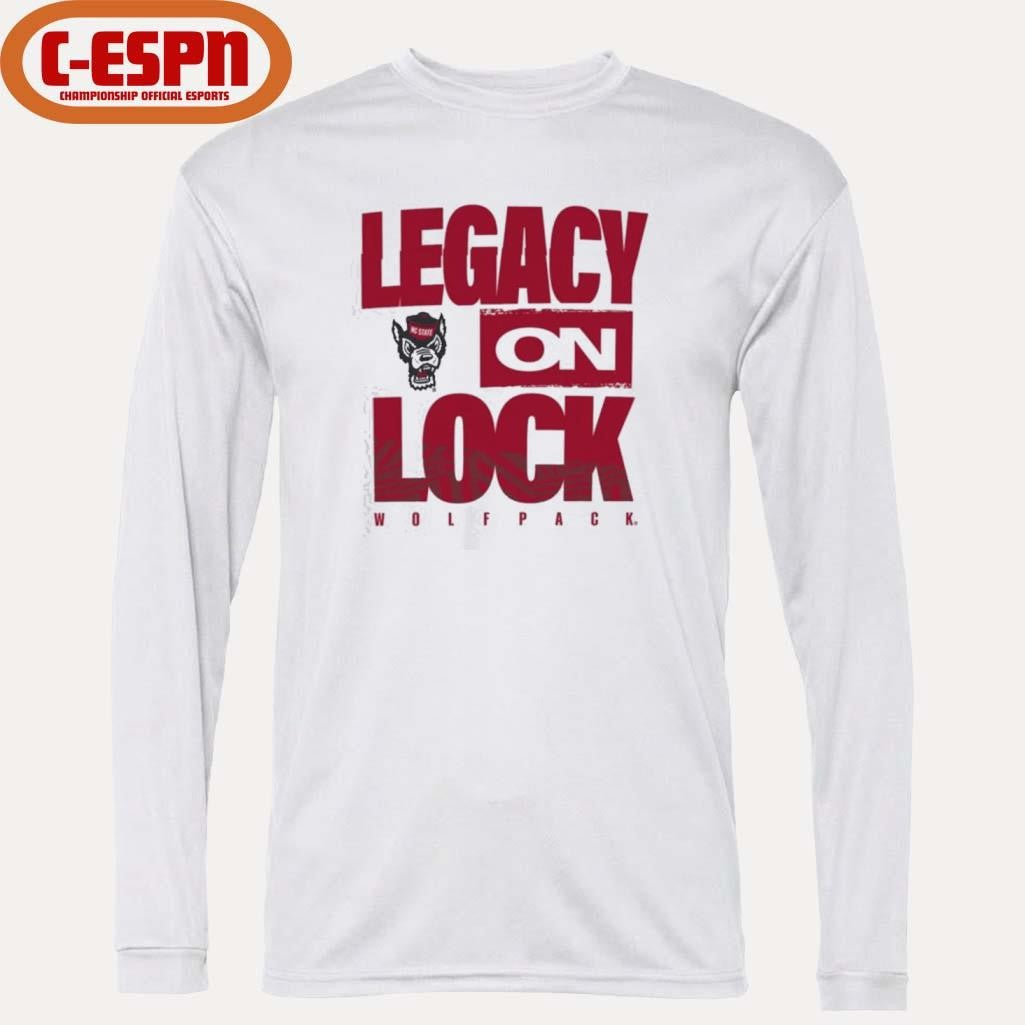 Official NC State Wolfpack Basketball Legacy On Lock Shirt