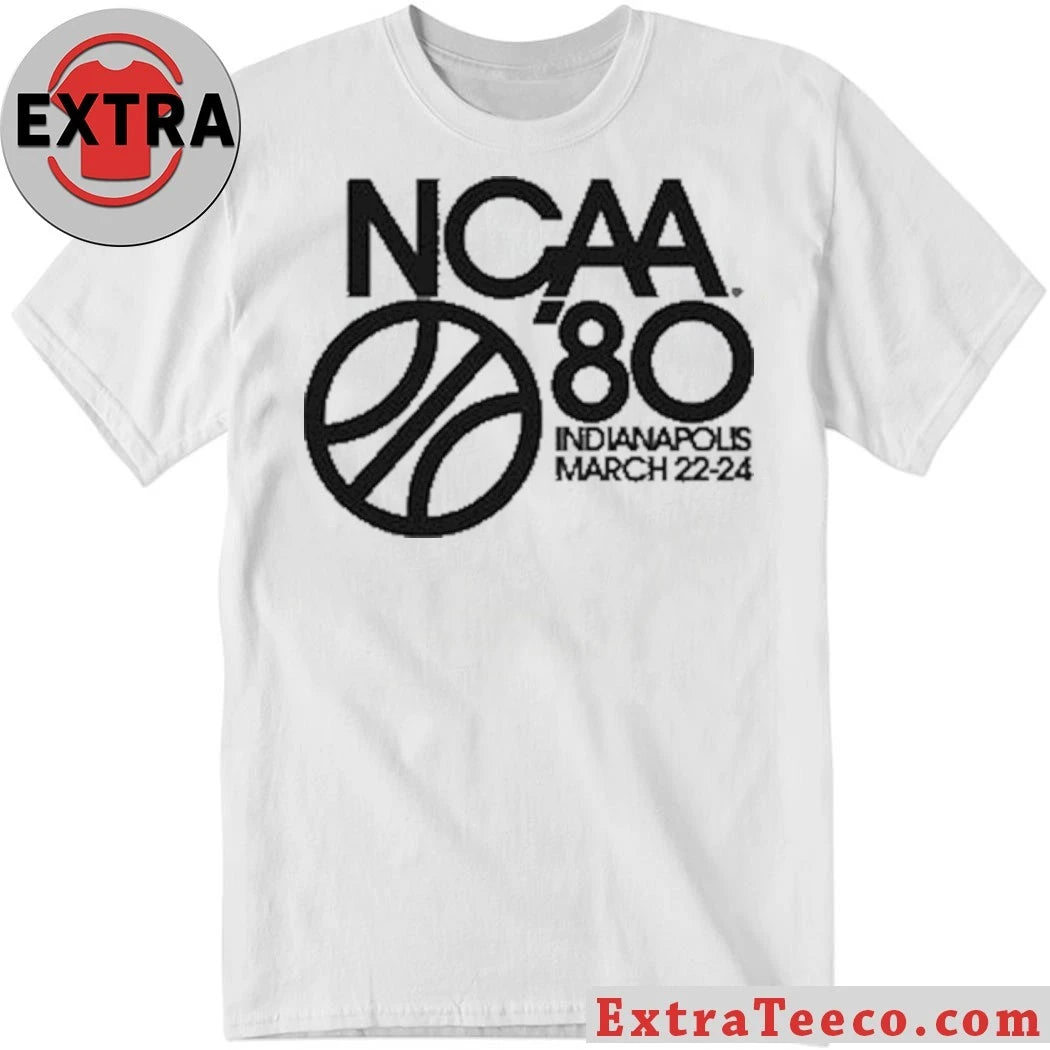 Official NCAA ’80 Final Four Indianapolis Basketball Logo Shirt