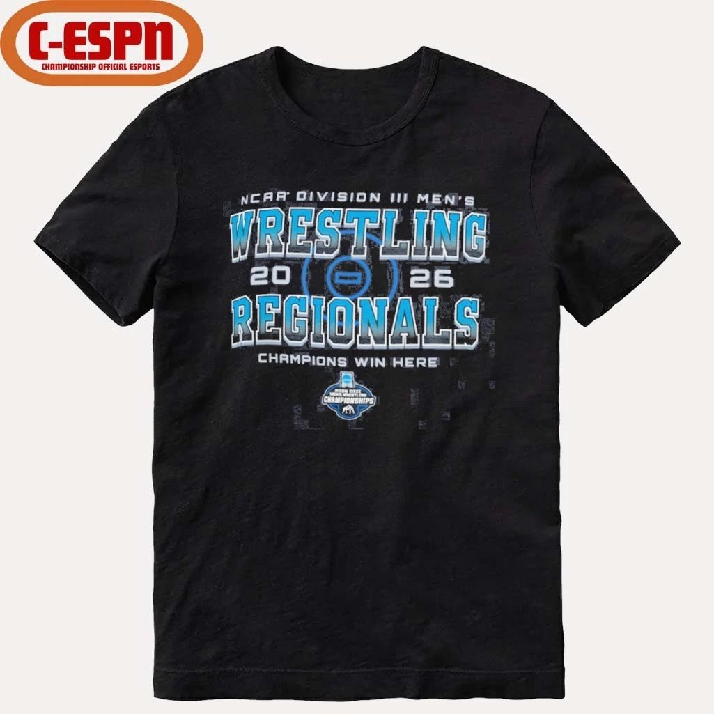 Official NCAA DIII Men’s Wrestling Regionals 2026 T-Shirt