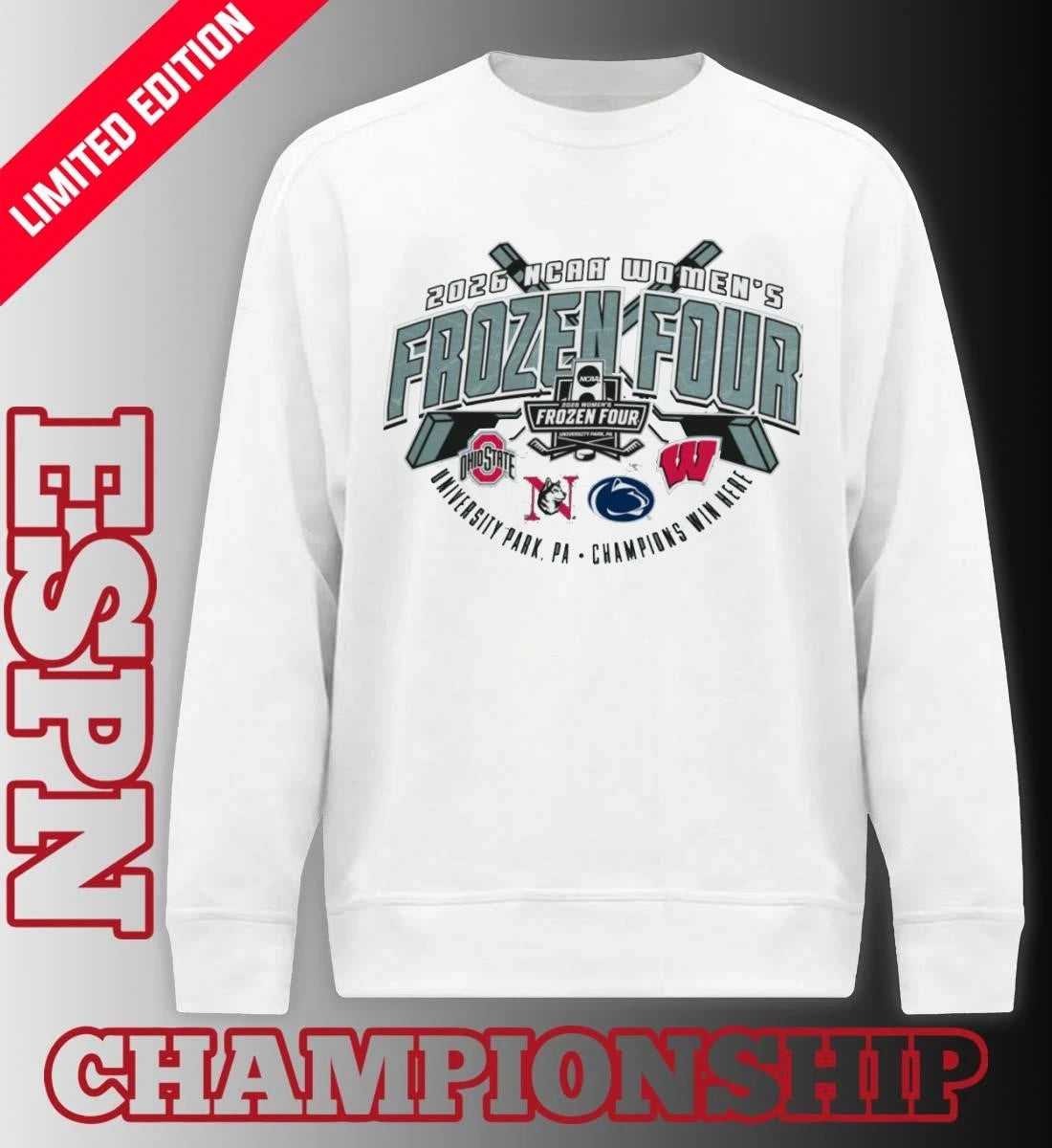 Official NCAA Women’s Frozen Four 2026 Shirt