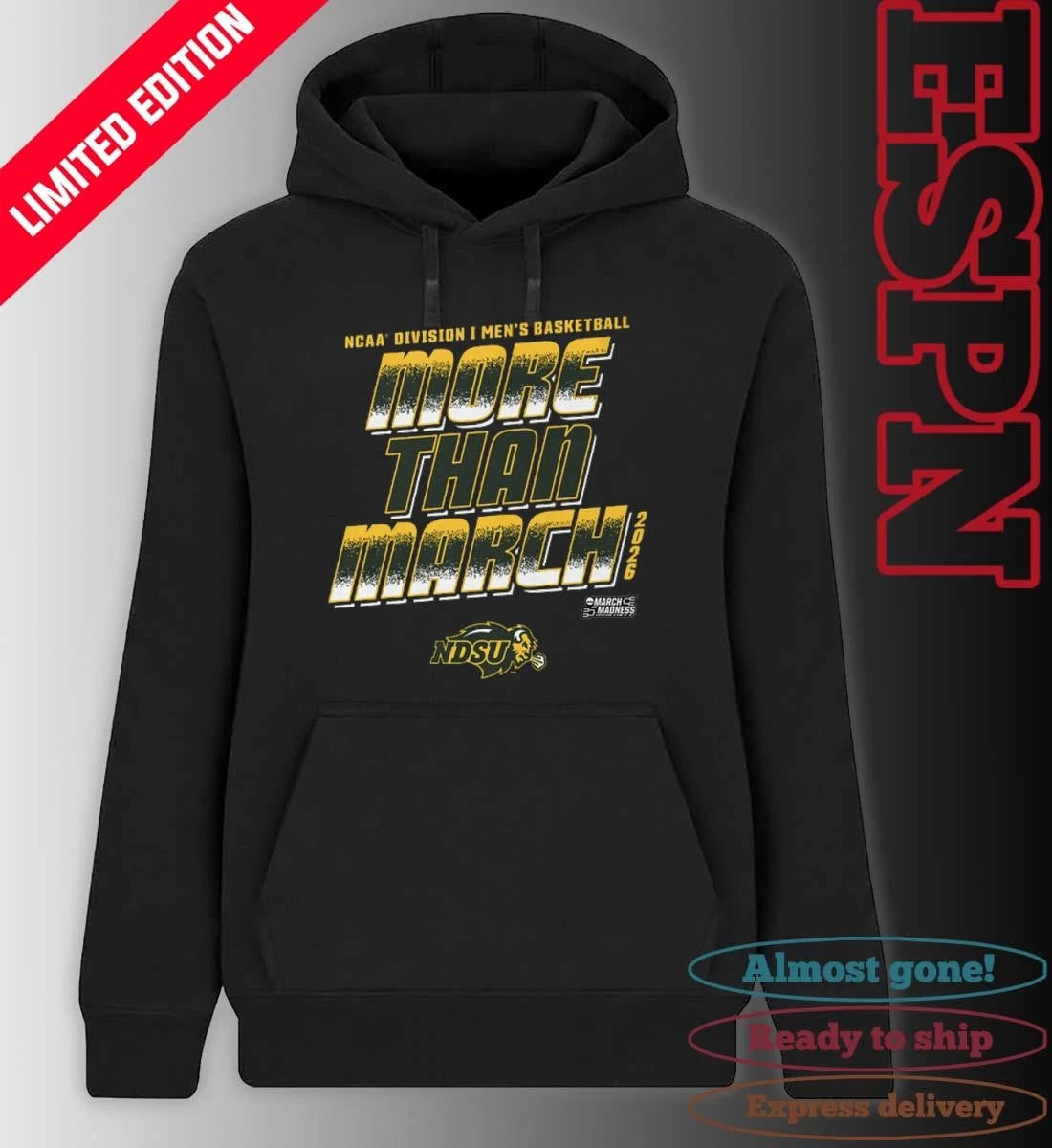 Official NDSU Men’s Basketball More Than March 2026 Shirt