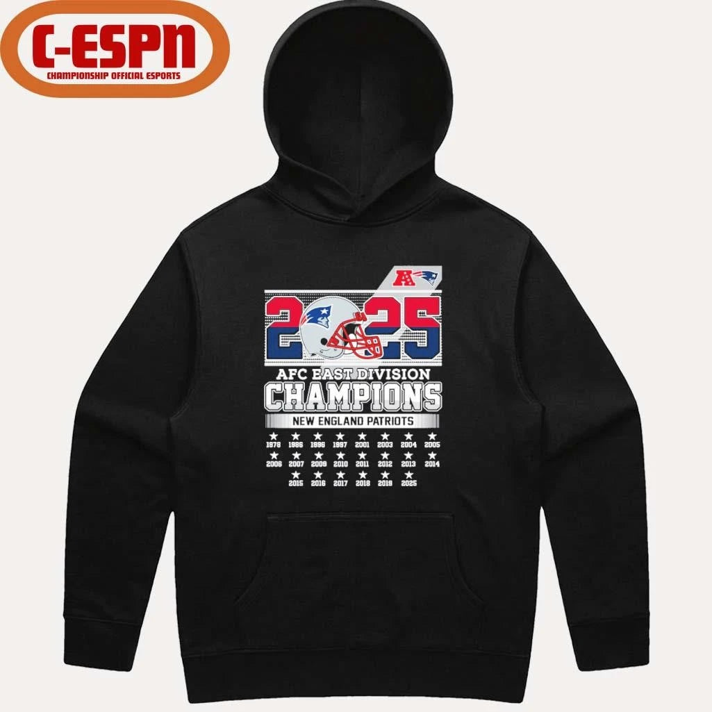 Official NE Patriots AFC Champions Shirt