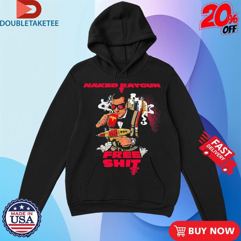 Official Naked Raygun x Dark Matter Coffee Free Shit Shirts