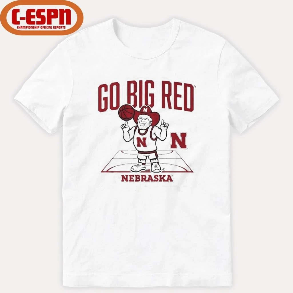 Official Nebraska Basketball Herbie Mascot Shirt