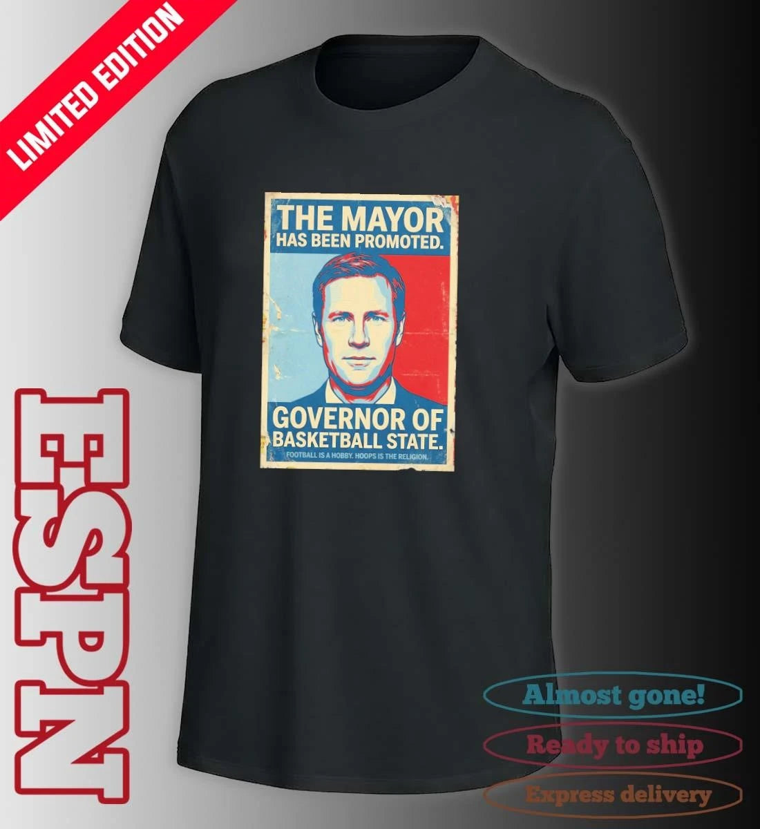Official Nebraska Basketball The Mayor Hoiberg For Governor Shirt