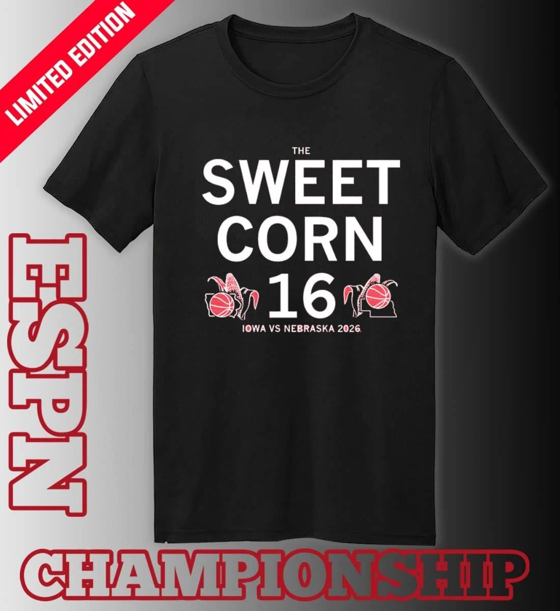 Official Nebraska Cornhuskers The Sweet Corn 16 Shirt