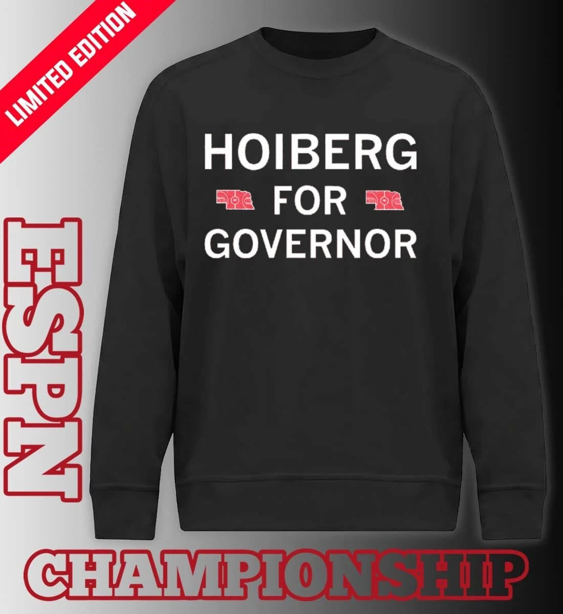 Official Nebraska Hoiberg For Governor Shirt.