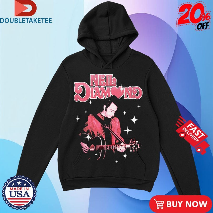 Official Neil Diamond Sparkle Guitar Shirts