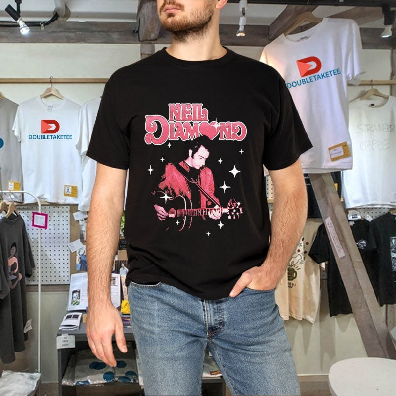 Official Neil Diamond Sparkle Guitar Shirts
