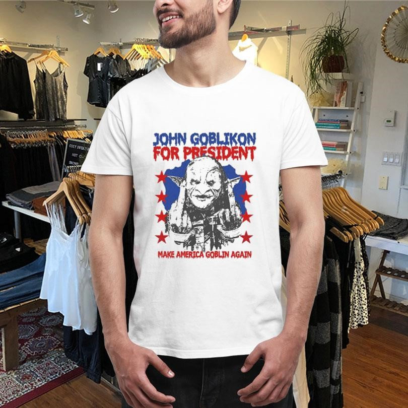 Official Nekrogoblikon John Goblikon For President Make America Goblin Again Fuck You Shirts