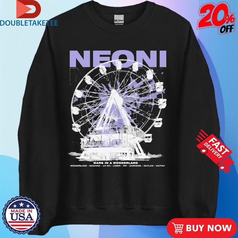 Official Neoni Wars In Wonderland Album Shirts