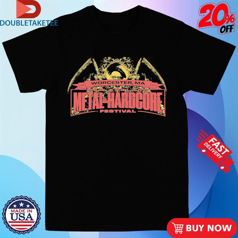 Official New England Metal And Hardcore Festival Admat Worcester MA 2025 Shirts