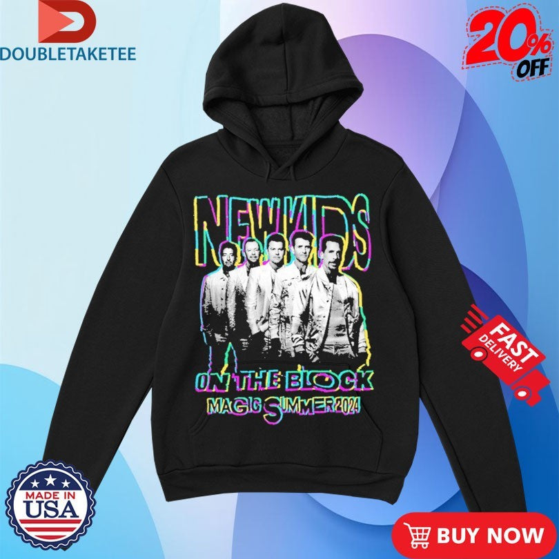 Official New Kids On The Block Magic Summer Tour 2024 Photo Shirts
