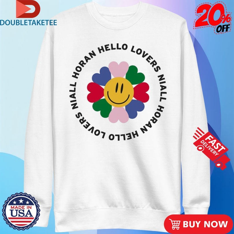 Official Niall Horan Hello Lovers Flower Hearts Shirts