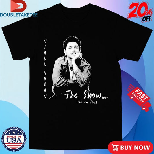 Official Niall Horan The Show Live On Tour 2024 Photo Shirts