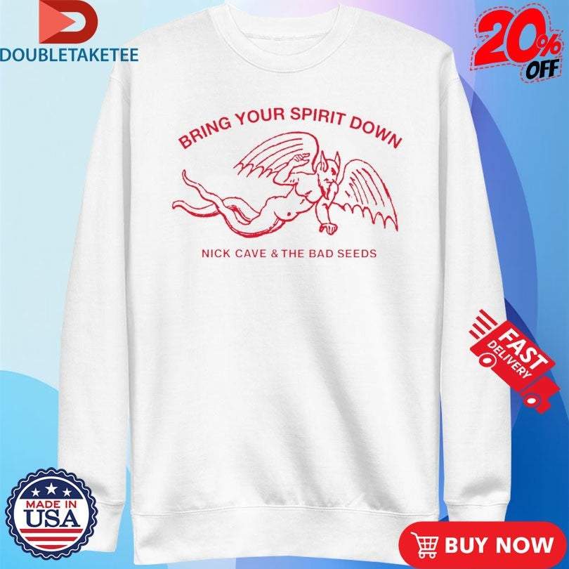 Official Nick Cave &amp; The Bad Seeds Bring Your Spirit Down Devil Shirts