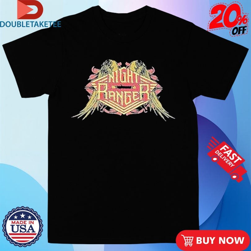 Official Night Ranger Wings Logo Shirts