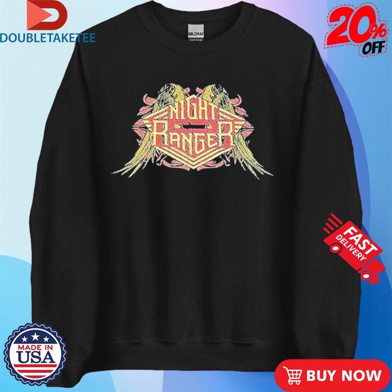 Official Night Ranger Wings Logo Shirts