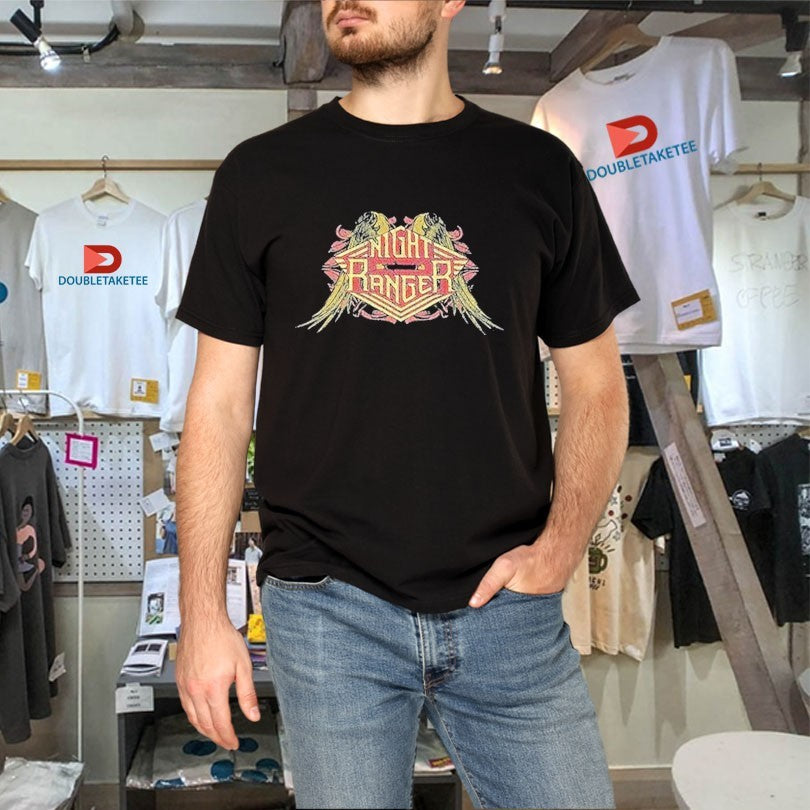 Official Night Ranger Wings Logo Shirts