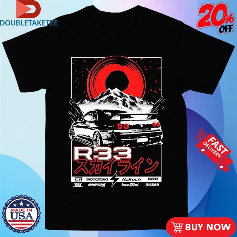 Official Nissan Skyline R33 Mountain Shirts