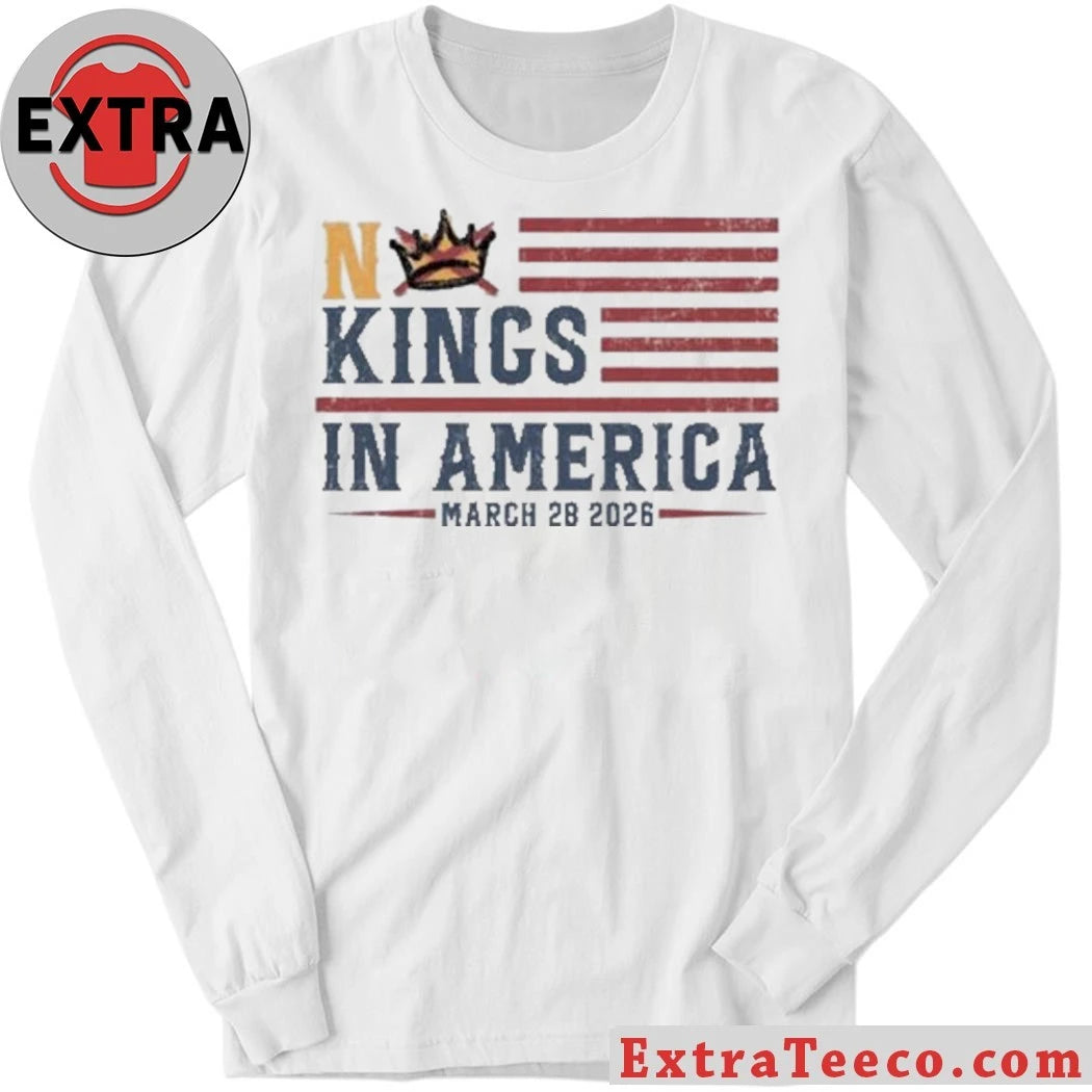 Official No Kings in America March 28 2026 Shirt