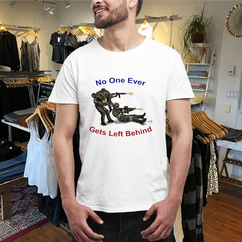 Official No One Ever Gets Left Behind Veterans Shirts