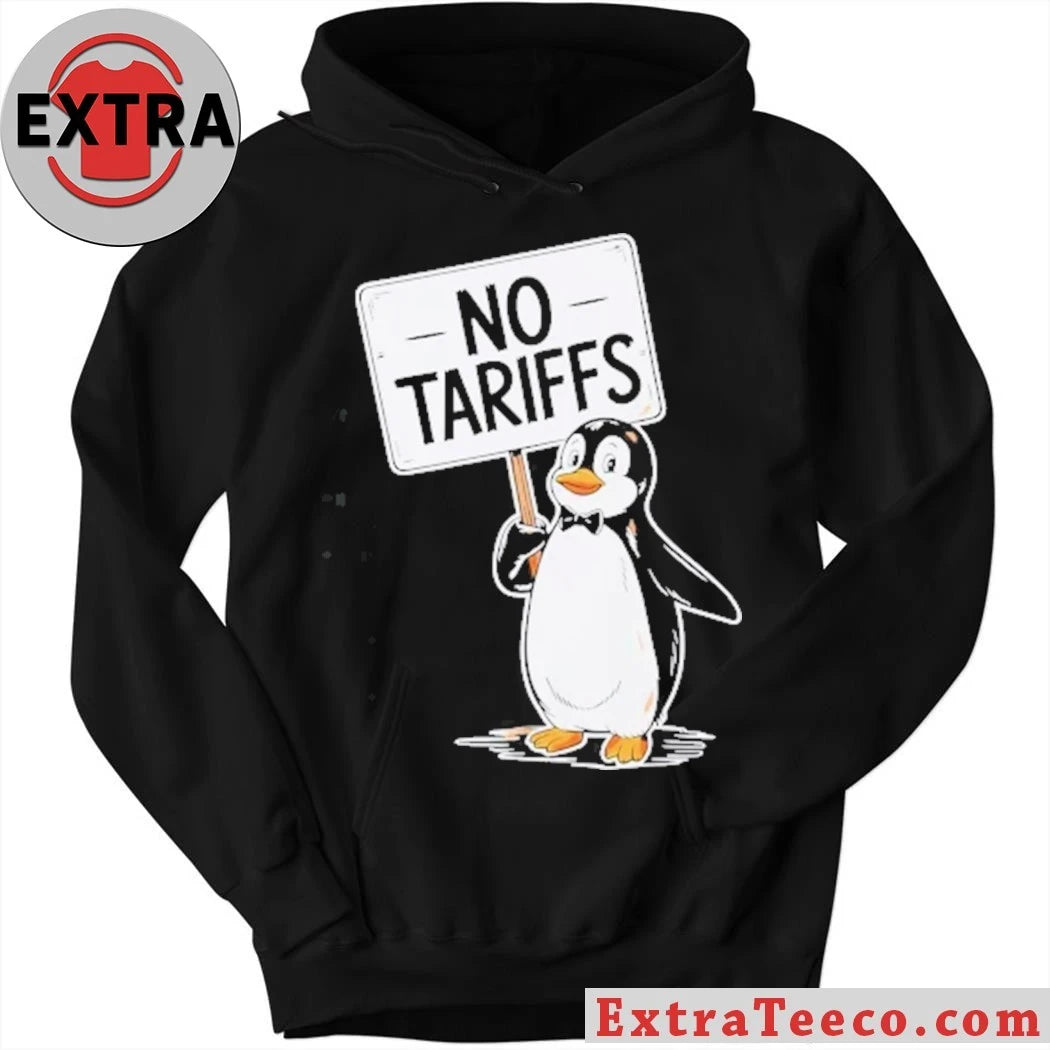 Official No Tariffs Taxes Penguin Shirt