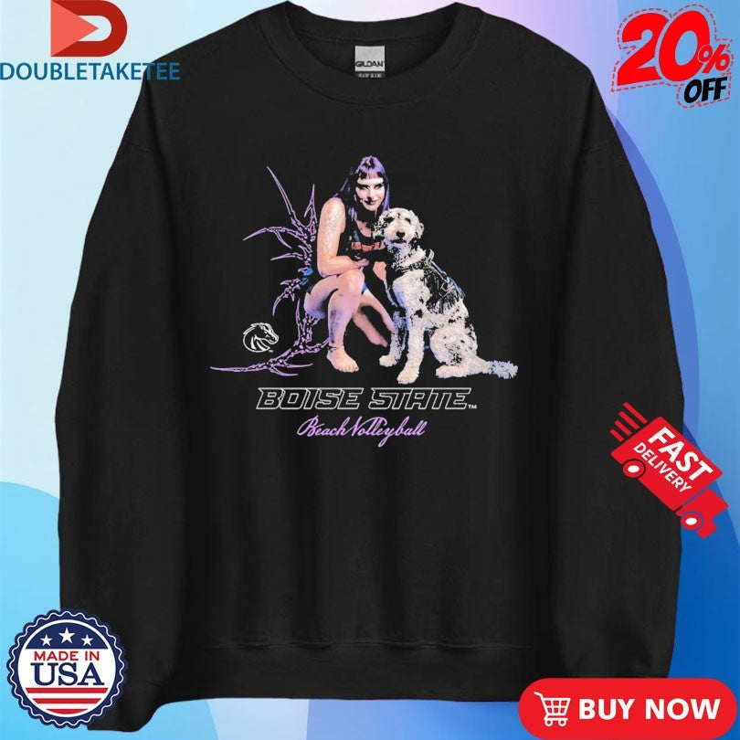 Official Nora Hayd And Dog Boise State Beach Volleyball Shirts