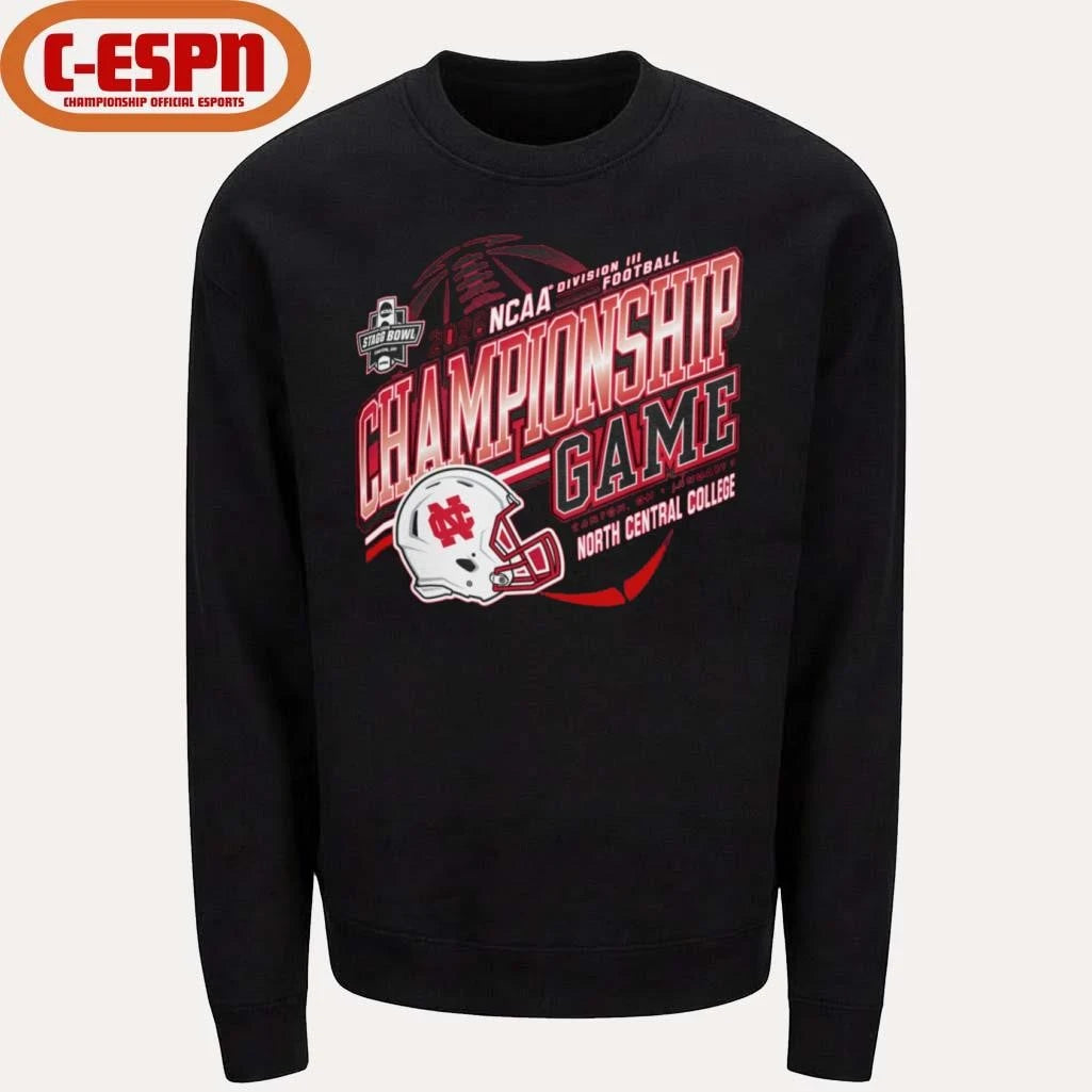 Official North Central College Football 2026 NCAA Division III Championship Bound Shirt