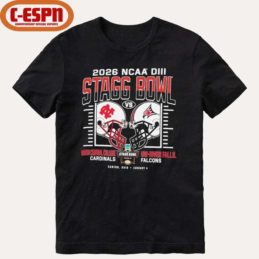 Official North Central College Vs UW-River Falls DIII Stagg Bowl Championship Shirt