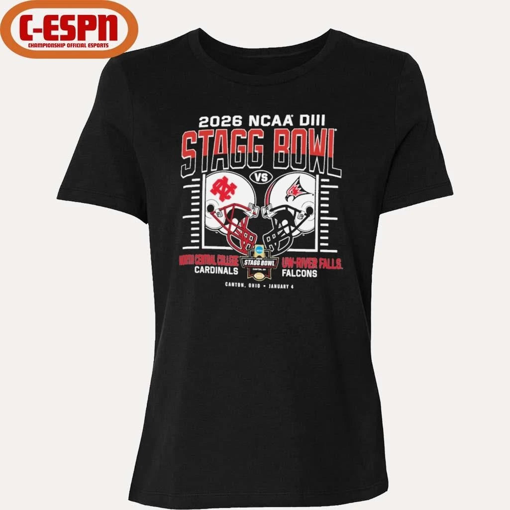 Official North Central College Vs UW-River Falls DIII Stagg Bowl Championship Shirt
