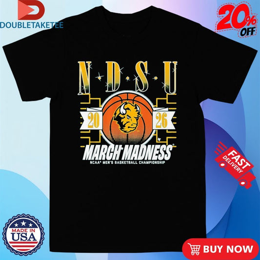 Official North Dakota State Bison NDSU NCAA Men’s Basketball Champions 2026 March Madness Shirts