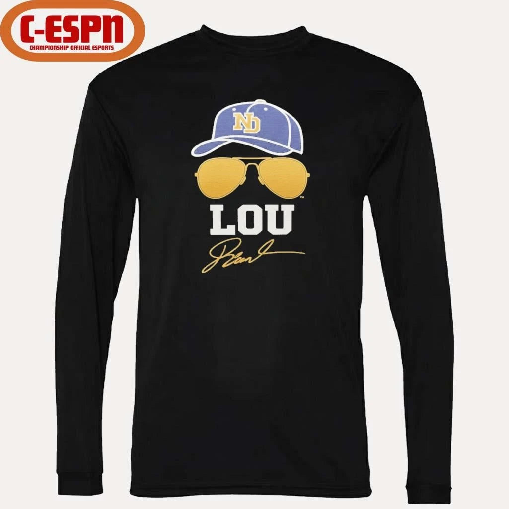 Official Notre Dame Lou Holtz Coach Signature Shirt