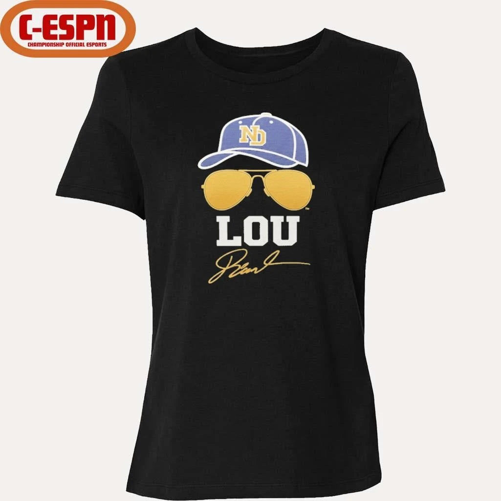 Official Notre Dame Lou Holtz Coach Signature Shirt
