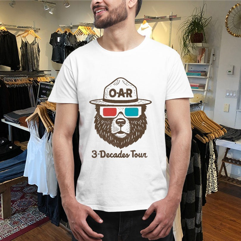 Official OAR 3D Bear Tour Shirts