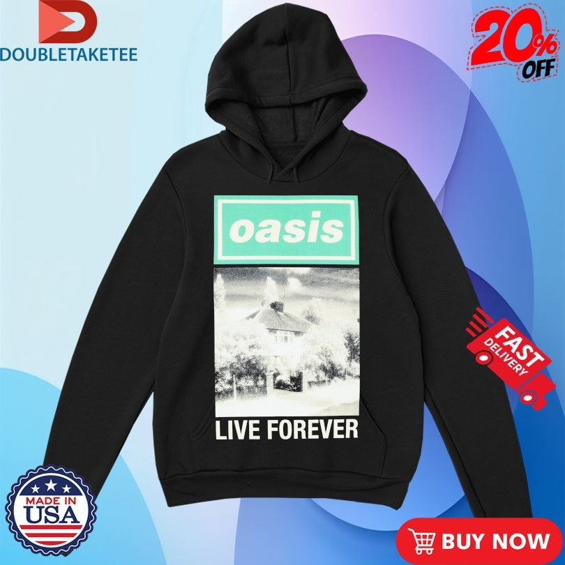 Official Oasis 2025 Live Forever Shirts