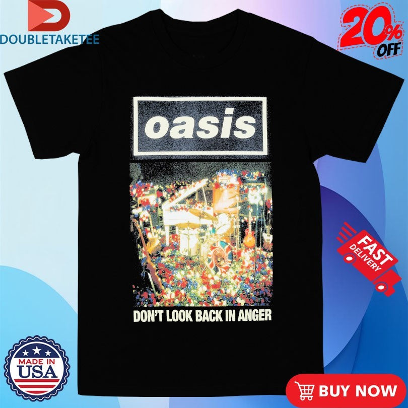 Official Oasis Live 2025 Don’t Look Back In Anger Shirts