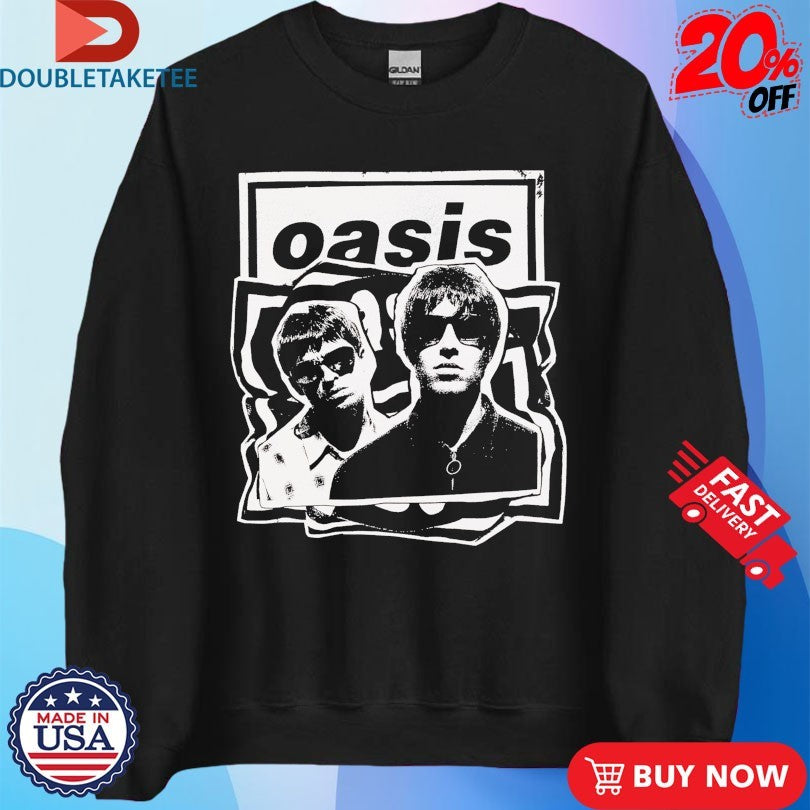 Official Oasis Live Cut Out Photo Tour 2025 Shirts