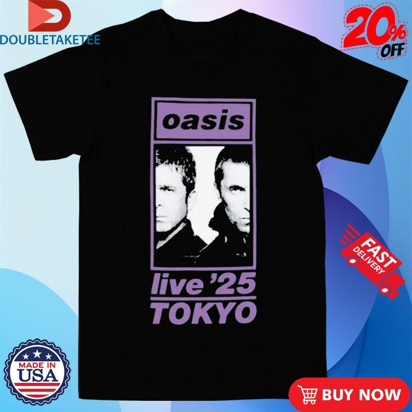Official Oasis Tokyo Oct 26 Live 2025 Shirts