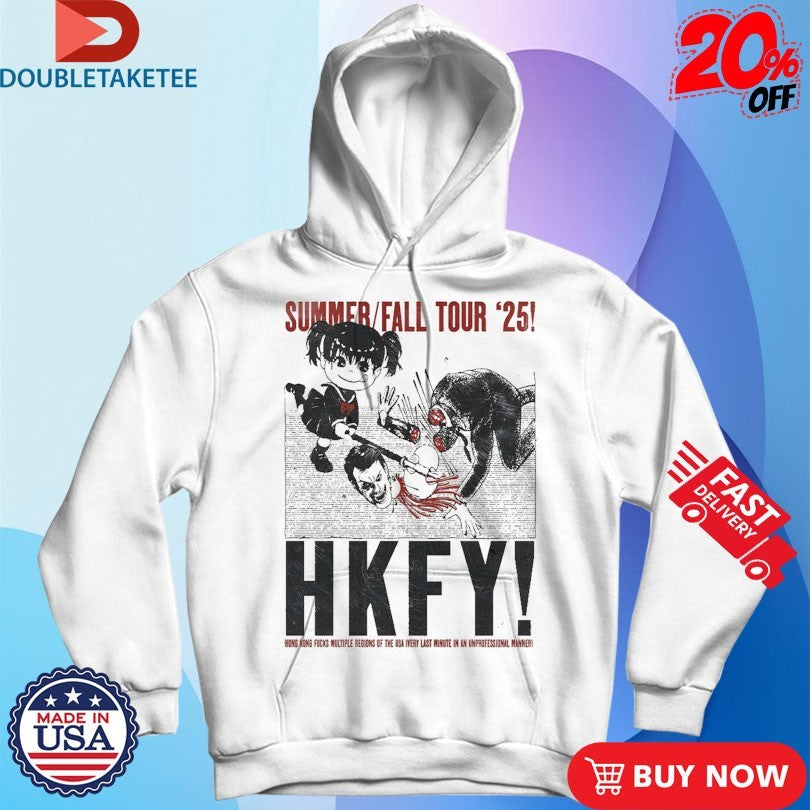 Official Official Hong Kong Fuck You Summer Fall Tour 2025 USA Nationwide Shirts