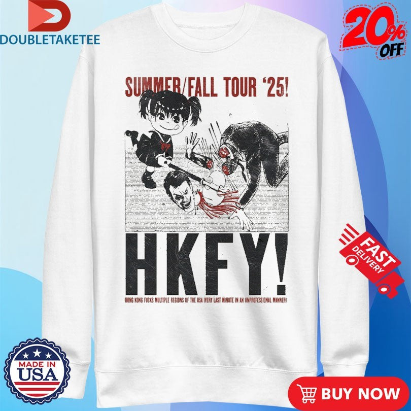 Official Official Hong Kong Fuck You Summer Fall Tour 2025 USA Nationwide Shirts