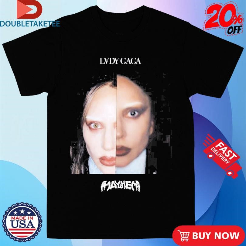 Official Official Lady Gaga Mayhem Dual Photo Shirts