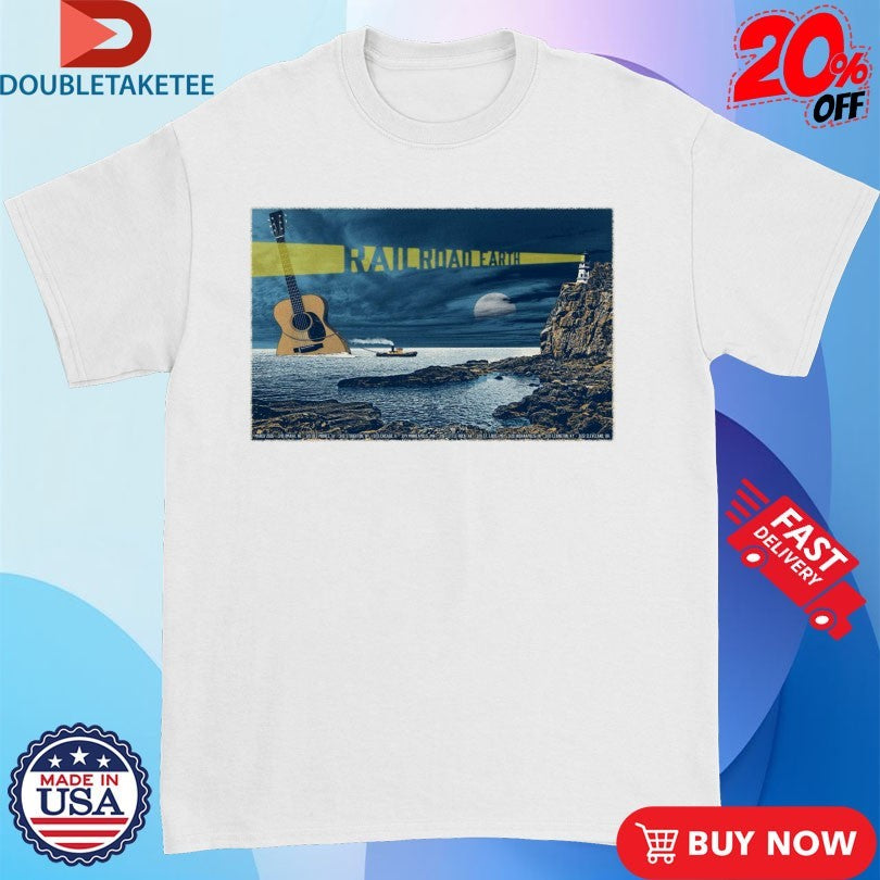 Official Official Railroad Earth Mar 12 2026 Stoughton, WI Guitar Shirts